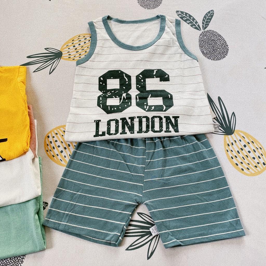 Bộ quần áo bé trai - Bộ London - Cotton 100% thoáng mát thấm hút mồ hôi an toàn cho bé