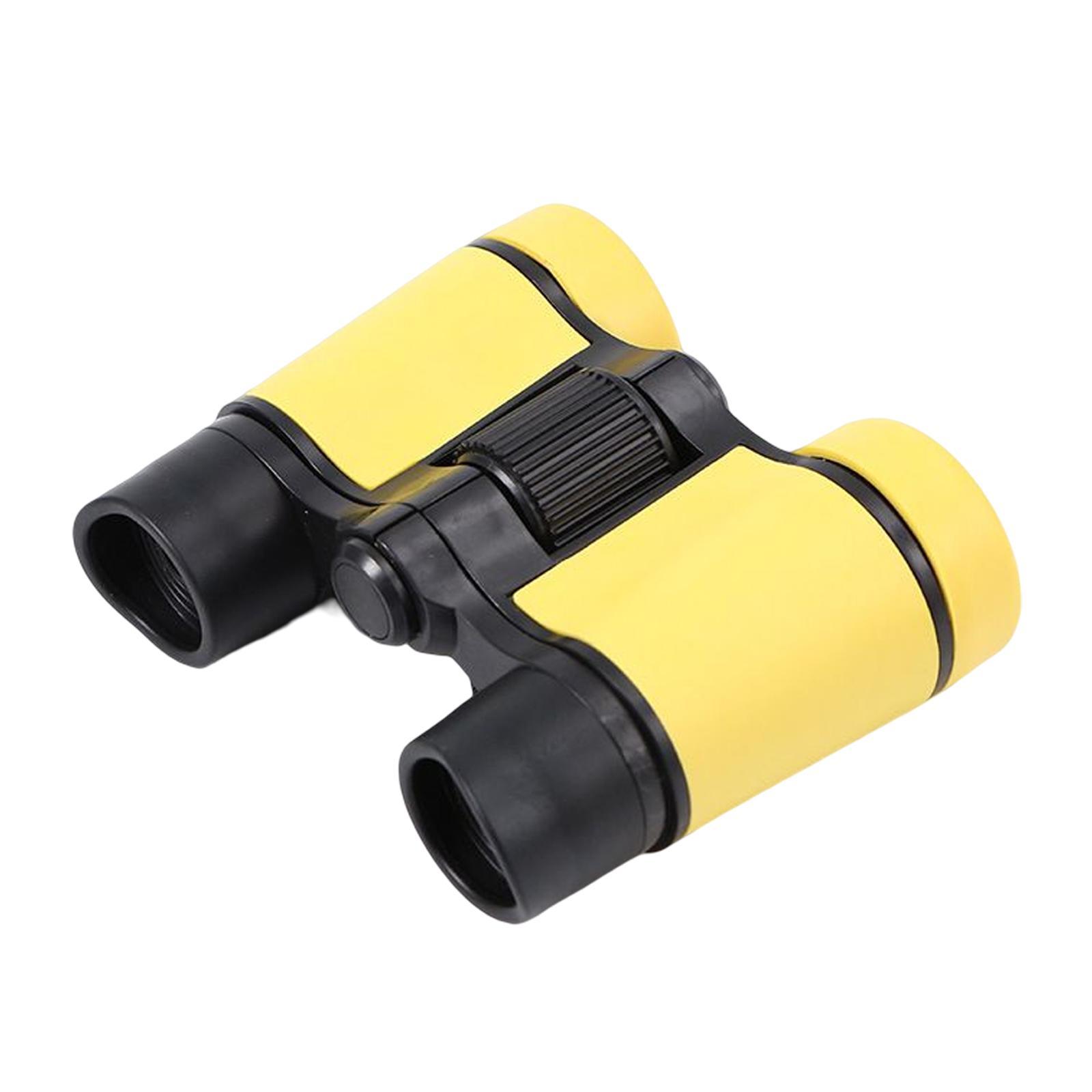 Lightweight Binoculars Toy Children  for Travel Camping Outdoor Yellow