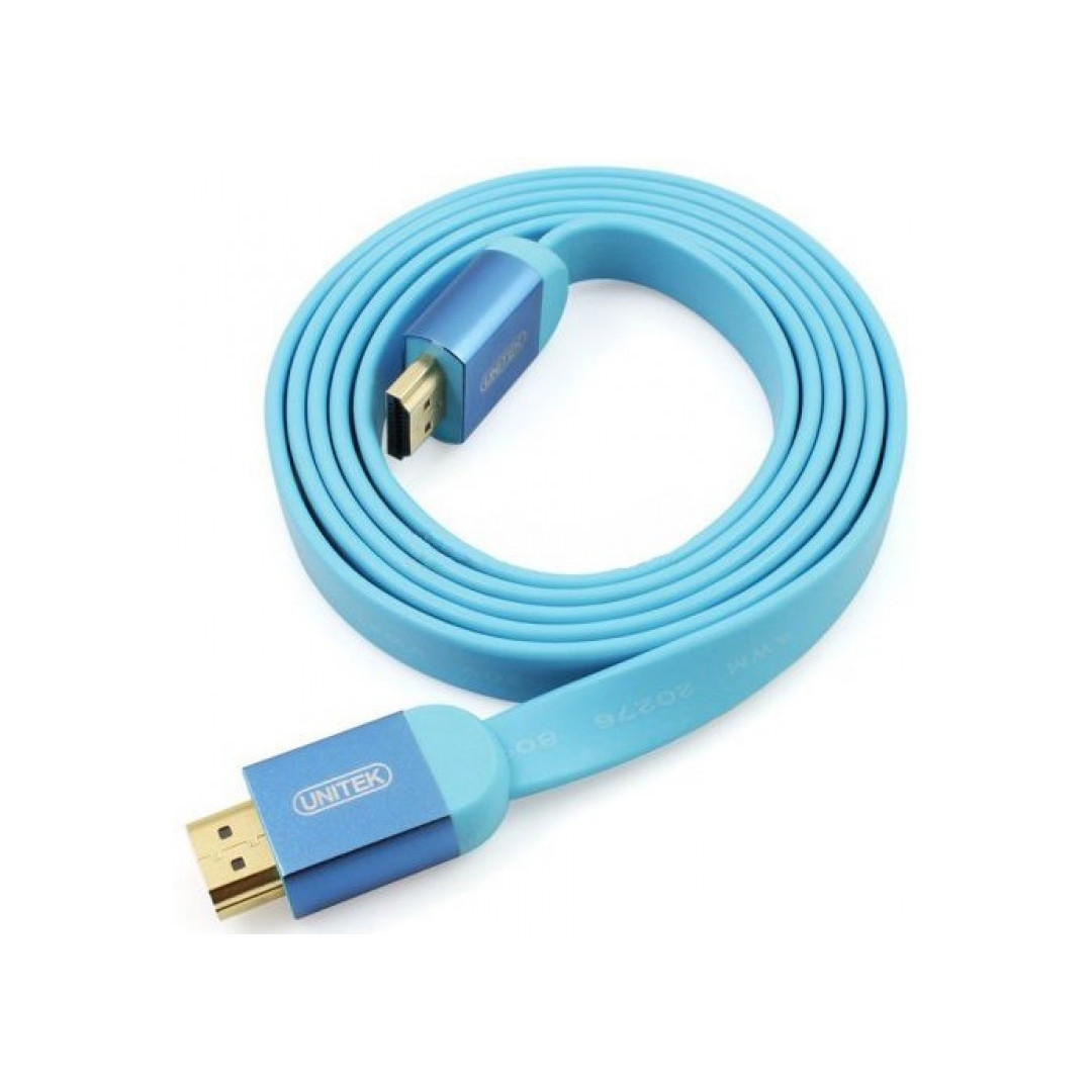 Cáp HDMI 1.4 (1.5m) Unitek (Y-C 154) (Dây Dẹp) - Hàng chính hãng