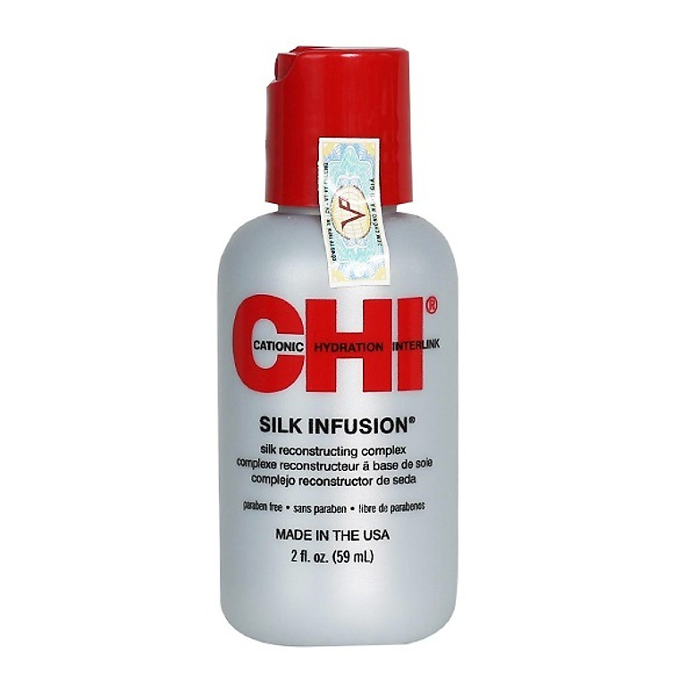 Dầu dưỡng CHI Silk INFUSION bóng tóc 59ml - USA
