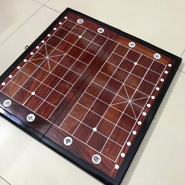 Bàn Cờ Tướng Gỗ Hương Size 50x50cm