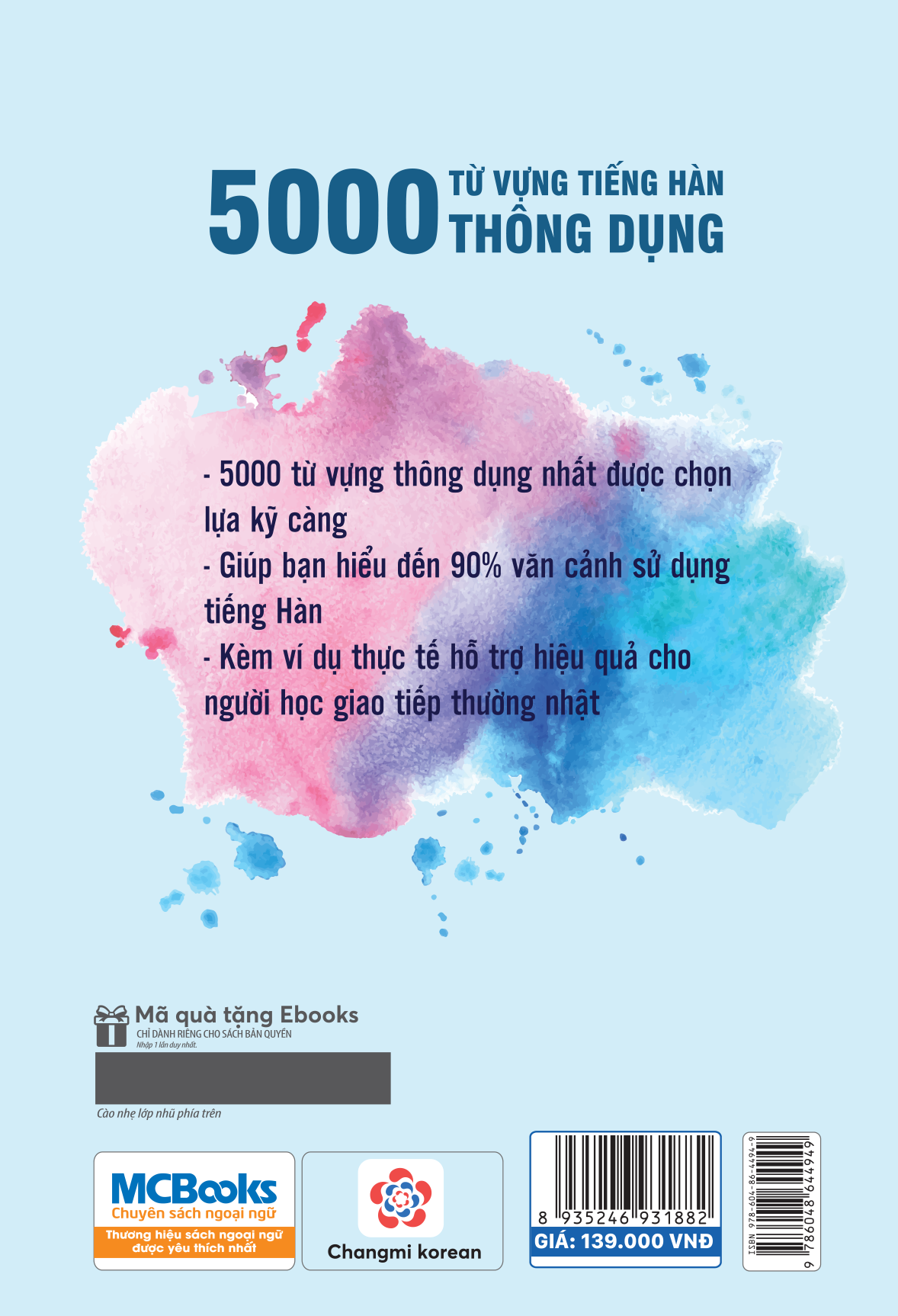 5000 Từ Vựng Tiếng Hàn Thông Dụng - Học Tiếng Hàn Tiện Lợi - MinhAnBooks