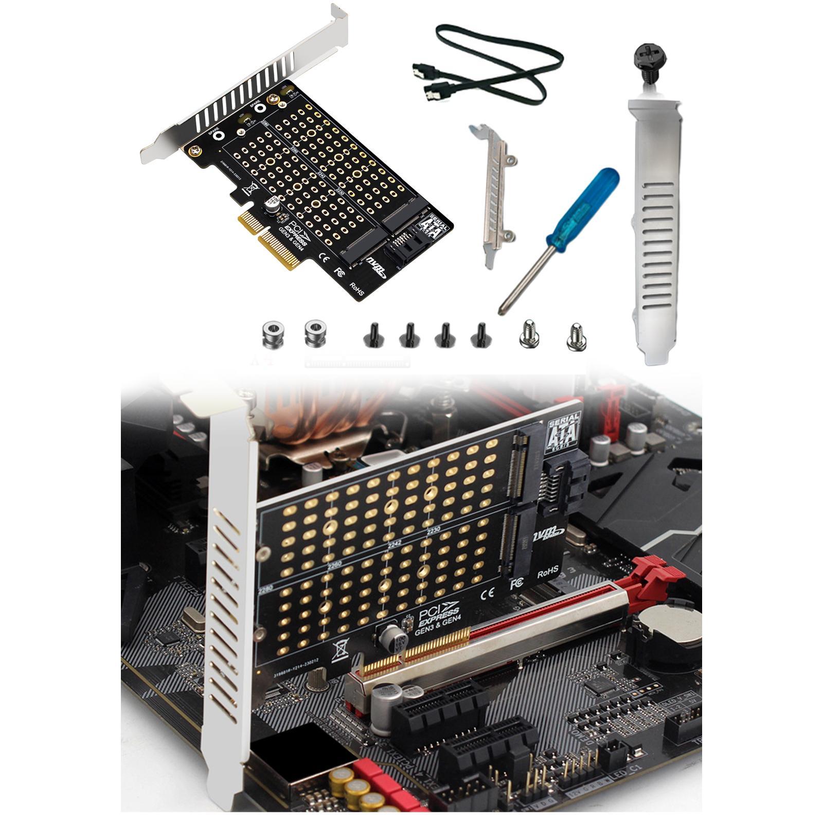 Pcie Adapter Card Portable SSD Adapter Card M.2 SSD to PCIe x1 Adapter for PH42