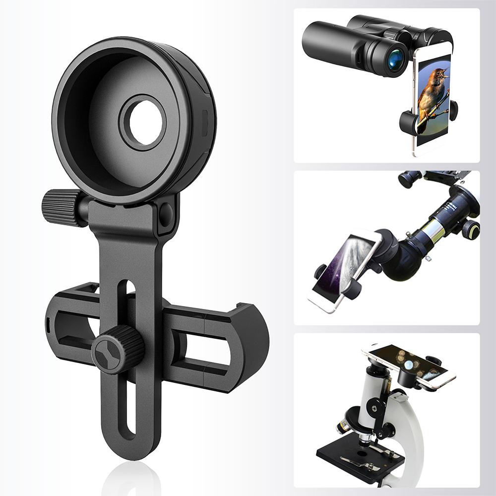Universal Cell Phone Adapter Mount Universal Phone Clip Quick Mount Phone Holder with Adjustable Clip for Telescope