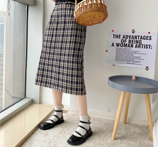 Giày Búp Bê Phong Cách Retro Xinh Xắn Cho Nữ