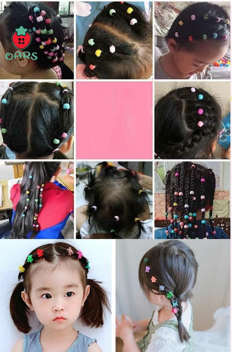 Phụ kiện tóc cho bé gái  Set 10 kẹp tóc trẻ em mini nhiều hình dễ thương để chọn lựa