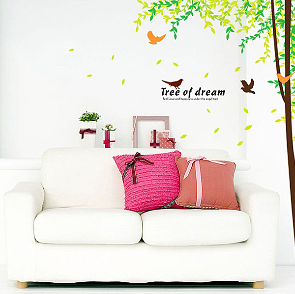 Decal Dán Tường Cây Xanh Binbin PK374