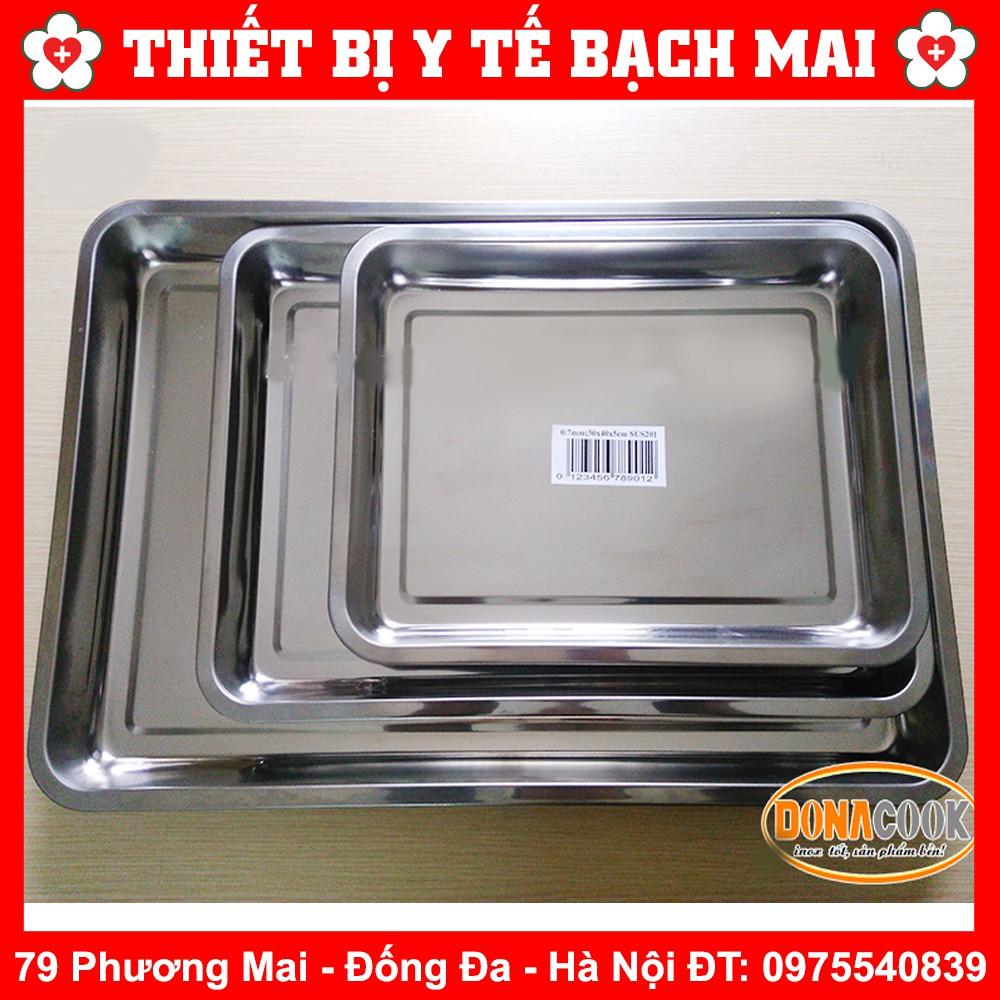 Khay Chữ Nhật, Khay Inox Y Tế Các Kích Cỡ