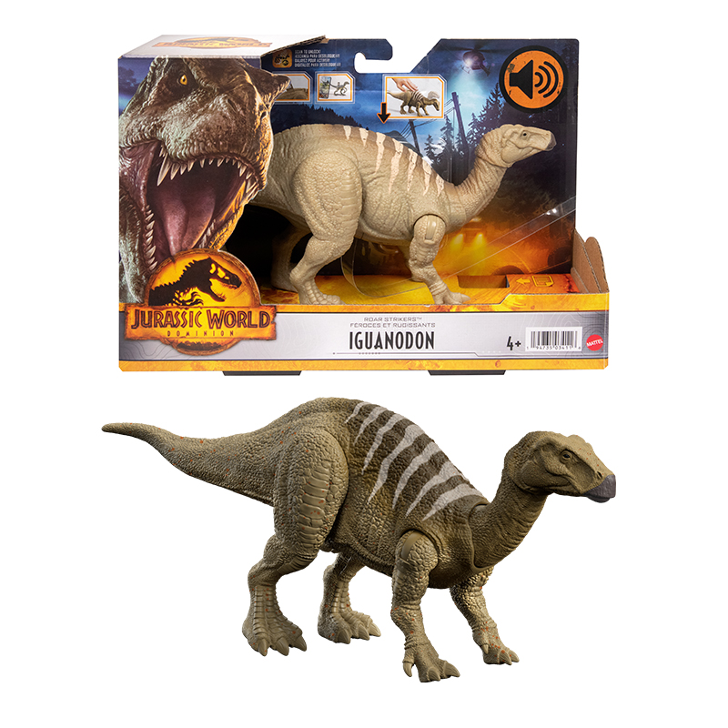 Đồ Chơi JURASSIC WORLD MATTEL Khủng Long Iguanodon Có Âm Thanh HDX41/HDX17