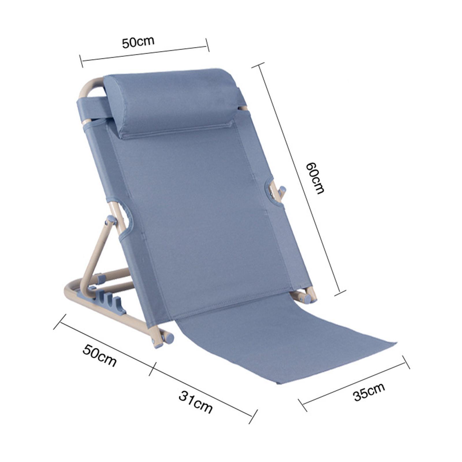 Lifting Bed Backrest Folding Bed Chair Adjustable with Head Cushion for Head