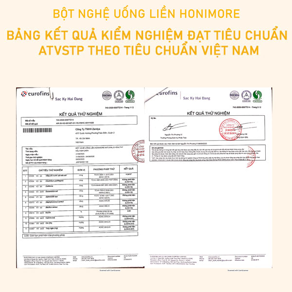 Bột nghệ uống liền Honimore hộp 288g - 18 gói Thơm ngon dễ uống