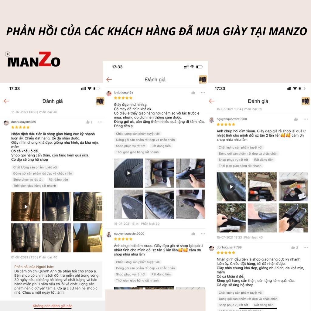 Giày lười nam công sở cao cấp - Bảo hành 12 tháng tại Manzo store - GT 113