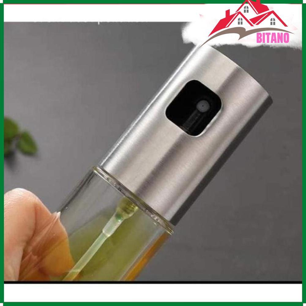 Bình Xịt Dầu Ăn Gia Vị BITANO Chai Thủy Tinh Loại Phun Sương 100Ml - Đồ Dùng, Dụng Cụ Nhà Bếp, Kệ Hũ Gia Vị