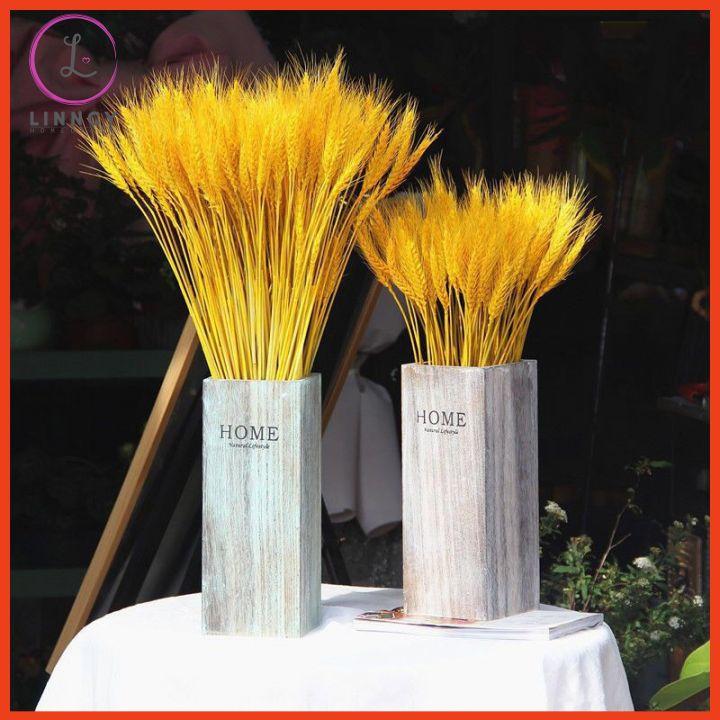 Bó 100 bông lúa mạch-hoa khô trang trí nhà cửa, văn phòng, làm đồ handmade