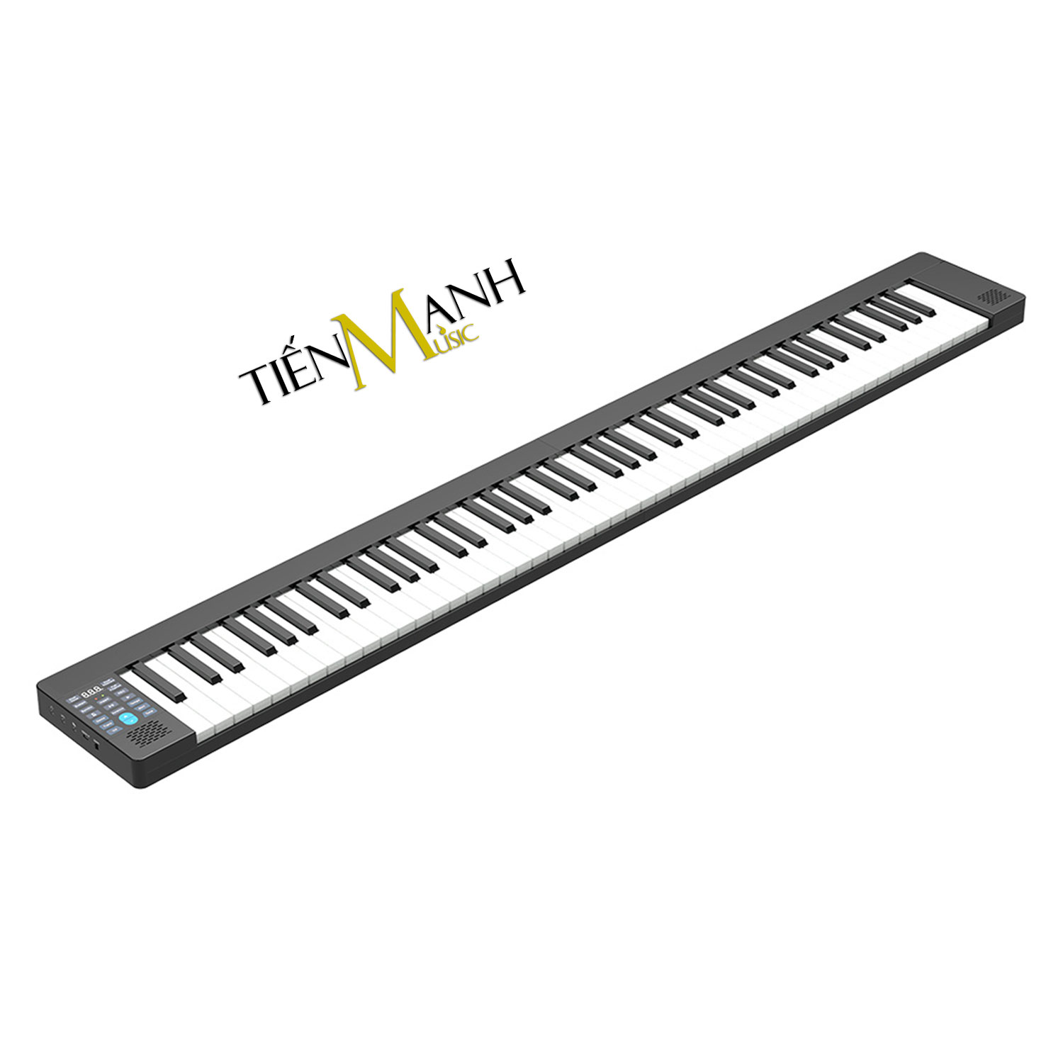 [Gấp Gọn] Đàn Piano Điện Konix PJ88B - 88 Phím Cảm Ứng Lực Có Loa PJ88 (Pin sạc, Bluetooth, Pedal Sustain, Bao Đựng) Hàng Chính Hãng - Kèm Móng Gẩy DreamMaker