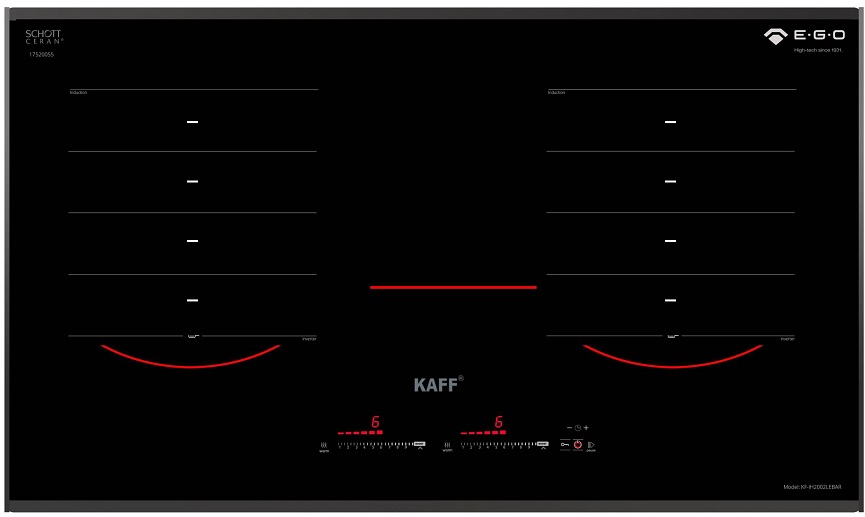 Bếp âm từ đôi nhập khẩu Germany KAFF KF-IH2002LEBAR - Hàng Chính Hãng