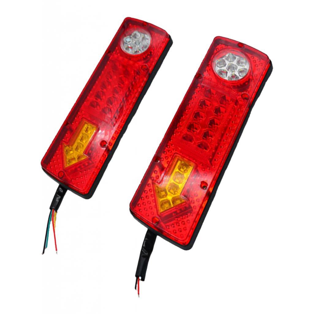 LED Car Truck Trailer 12V Tail Lights Indicator Reverse Rear Stop Lamp