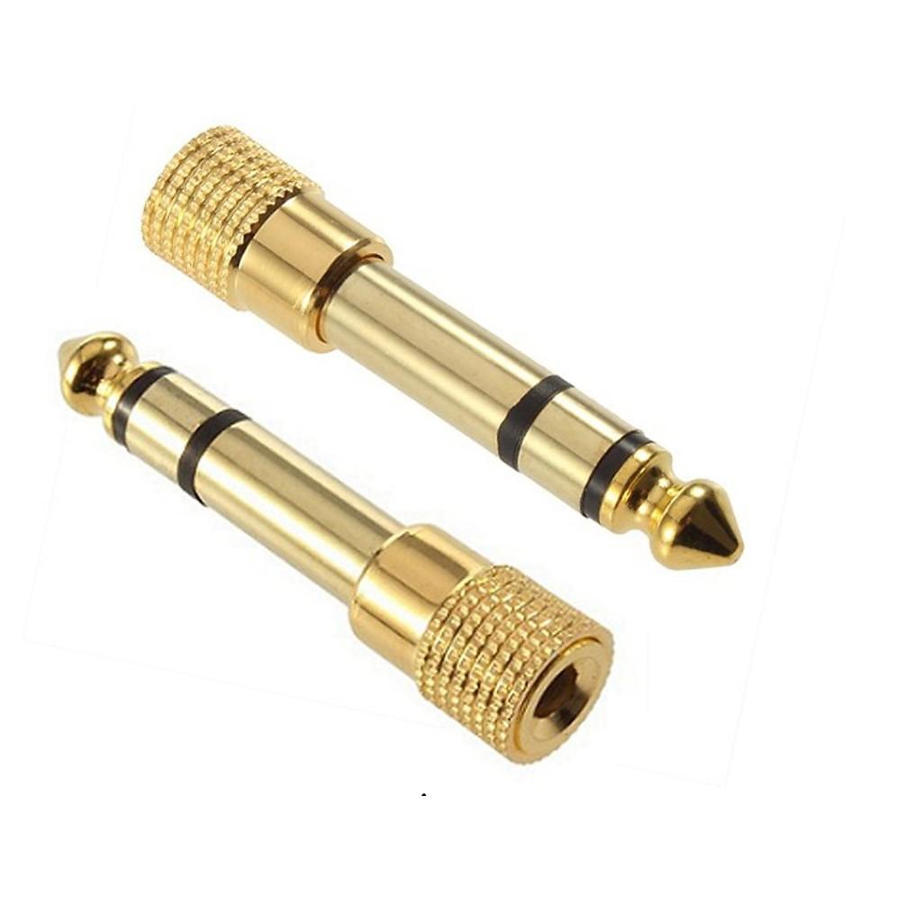 Jack Chuyển Đổi 6 Ly Đực (6.5mm) Ra 3 ly Cái (3.5mm), 3 ly Cái Ra 6 Ly Đực