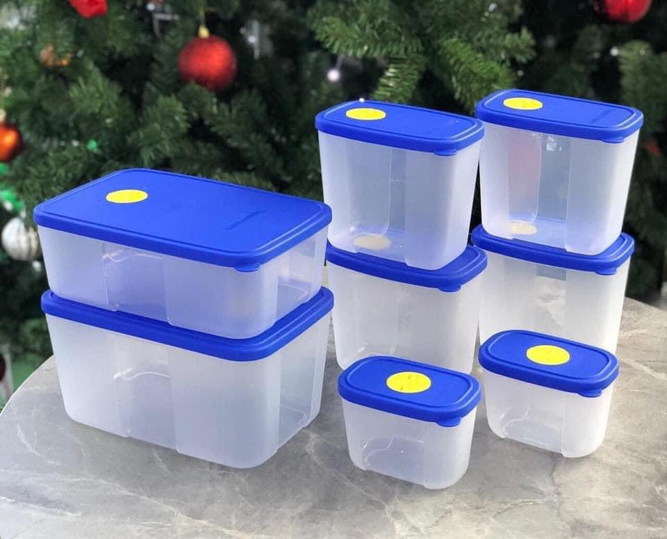 Bộ Hộp Tupperware Trữ Đông Modern Freezermate 8 Hộp