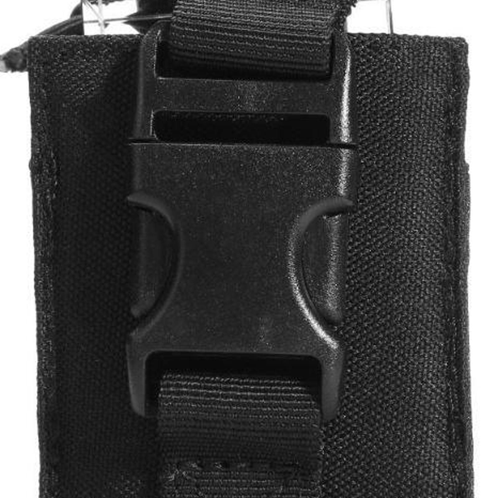 Radio Pouch Holder Multipurpose Durable Belt Waist Bag for Camping Outdoor Black