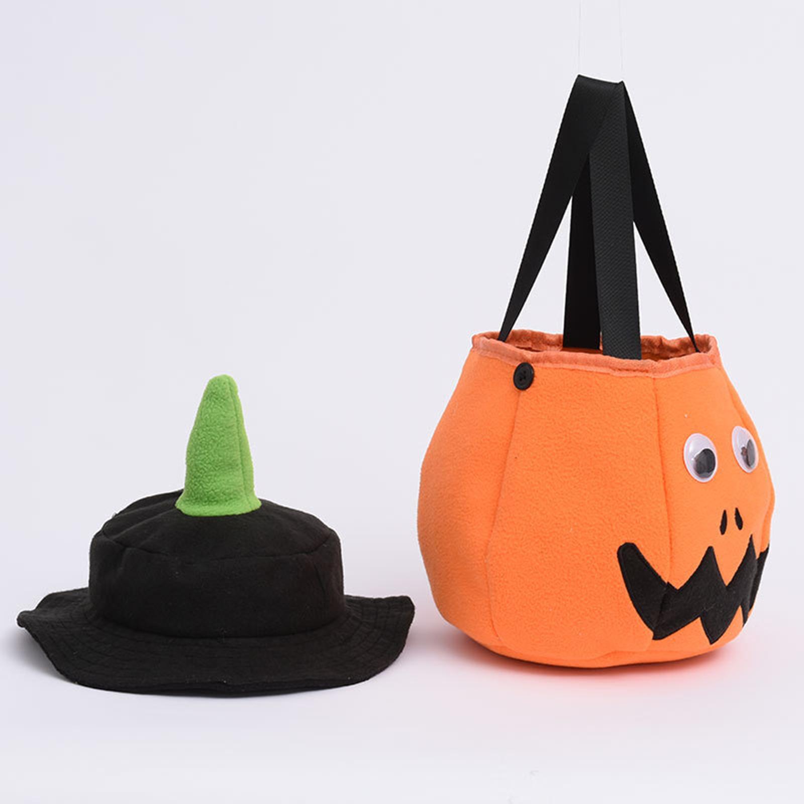 Halloween Bucket for Kids Multipurpose Pumpkin Bucket with Lid Novelty Gifts