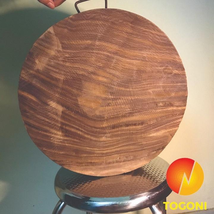 THỚT GỖ NGHIẾN KHÔNG TÂM cao cấp TOGONI 34cm- Không tâm