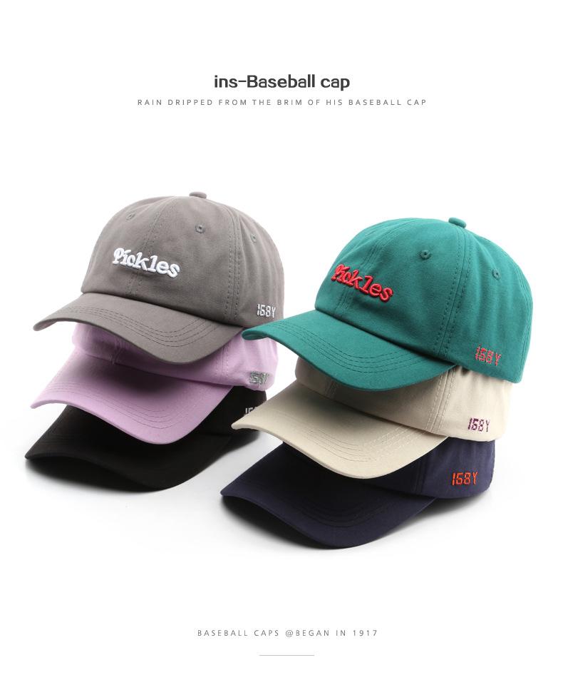 SLECKTON Cotton Mũ Bóng Chày Cho Nữ Và Nam Thời Trang Thêu Nón Đơn Giản Dễ Thương Nón Snapback Mùa Hè Tấm Che Mặt Trời Mũ Lưỡi Trai Unisex Color: Beige Size: Adjustable