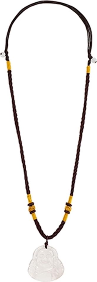 Mặt Dây Chuyền Phật Di Lặc Thạch Anh Hồng Tự Nhiên Tặng Kèm Dây Đeo 45CM