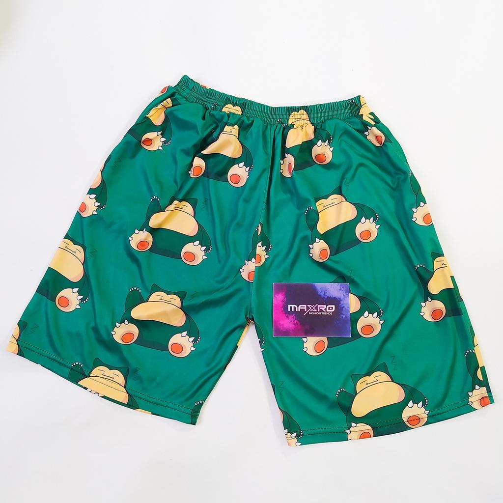 Quần đùi hoạt hình form rộng unisex nhiều mẫu xinh