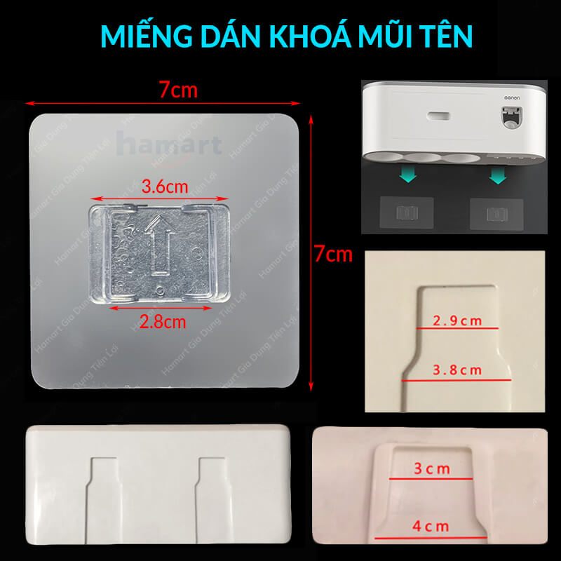 20 Mẫu Miếng Dán Dự Phòng Thay Thế Treo Kệ Nhà Tắm Hamart Móc Sơ Cua Giá Kệ Ecoco Oenon Siêu Dính Tường