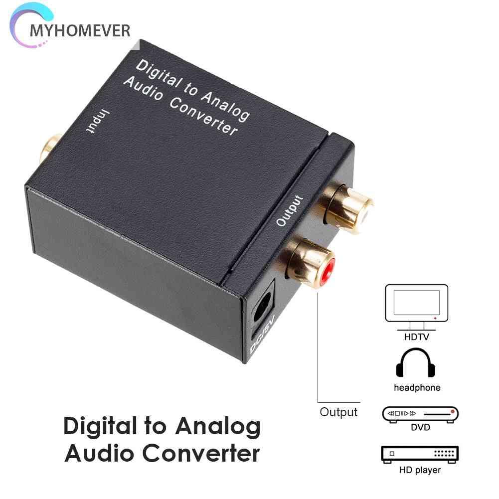 Bộ ChuyểN ĐổI Âm Thanh TOSLINK SPDIF Sang L / R RCA
