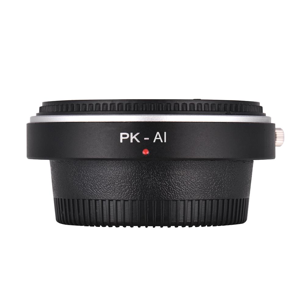 PK-AI Lens Mount Adapter Ring with Optical Glass for Pentax K Mount Lens to Fit for Nikon AI F Mount Camera Body Focus