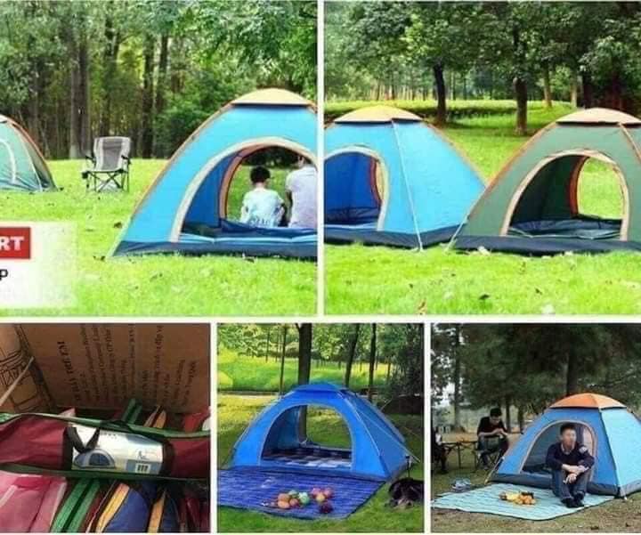 Lều Cắm Trại Dã Ngoại Đi Du Lịch Tự Bung Chống Nước Chống Tia Tử Ngoại Tiện Dụng