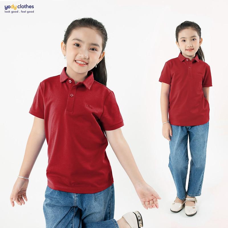 Áo polo cho bé trai gái YODY, chất vải Cotton thoáng mát, mềm mịn APK5189