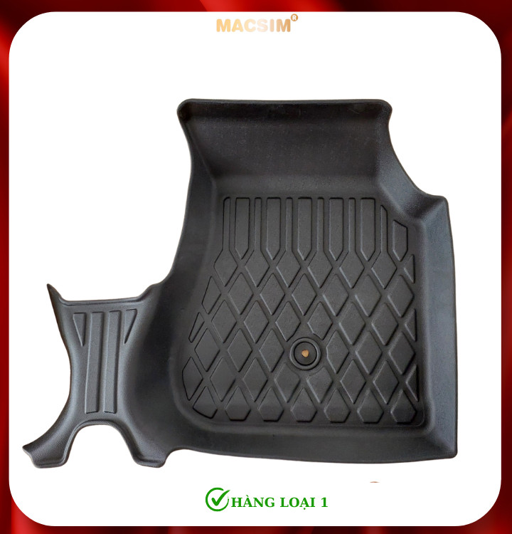 Thảm lót sàn xe ô tô Vinfast VF6 (sd) Nhãn hiệu Macsim chất liệu nhựa TPE cao cấp màu đen
