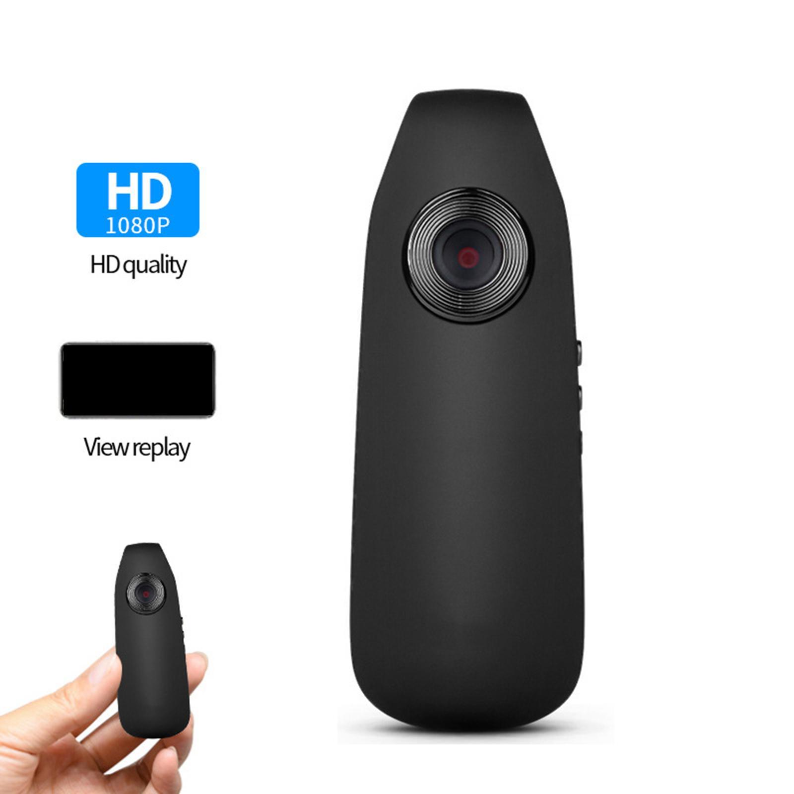 Body Camera Back Clip 1080P  Storage WiFi Noise Reduction for Men