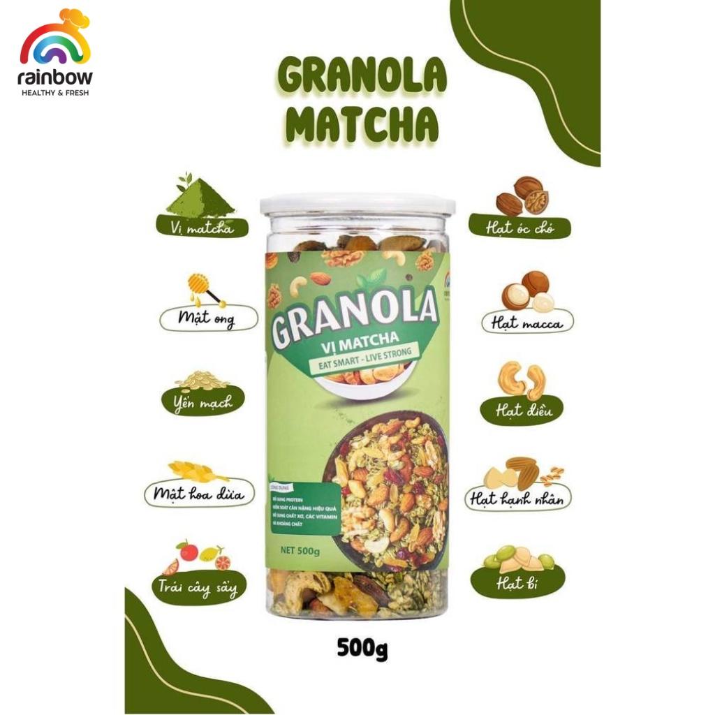 Ngũ Cốc Granola Siêu Hạt, Hỗ Trợ Giảm Cân, Vị Ngọt Tự Nhiên Từ Mật Ong Và Mật Hoa Dừa