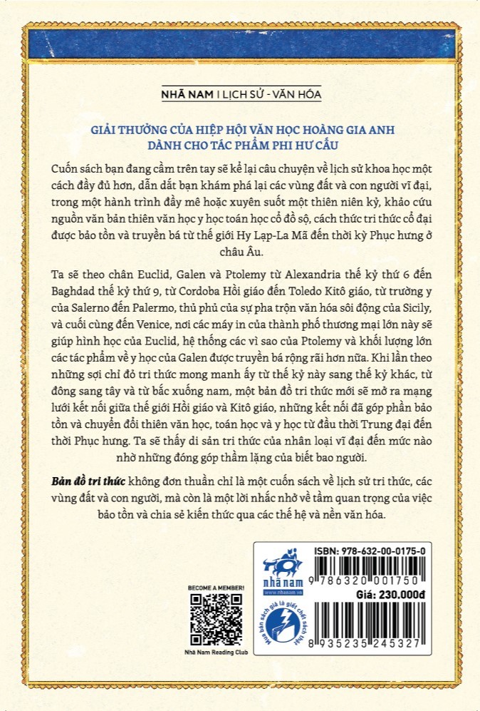 Sách Bản Đồ Tri Thức - Vẽ Lại Tiến Trình Lịch Sử Của Những Tư Tưởng Vĩ Đại