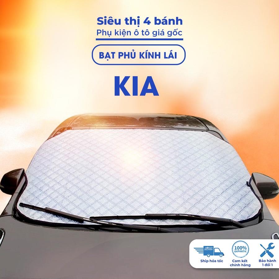 Bạt phủ kính lái Kia morning soluto cerato seltos sorento ô tô cách nhiệt 4 lớp tráng bạc chống nắng bảo vệ xe ô tô
