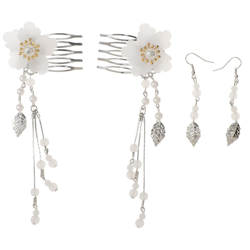 Classic Retro Bride Wedding Jewelry Chinese Style Flower Hair Comb
