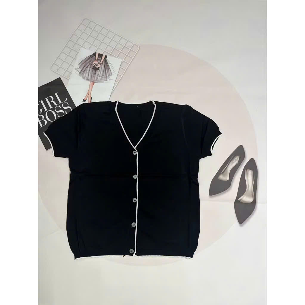 Áo len mongtoghi,áo len dệt kim nữ hàng thanh lý họa tiết dễ thương size 58-63,65kg