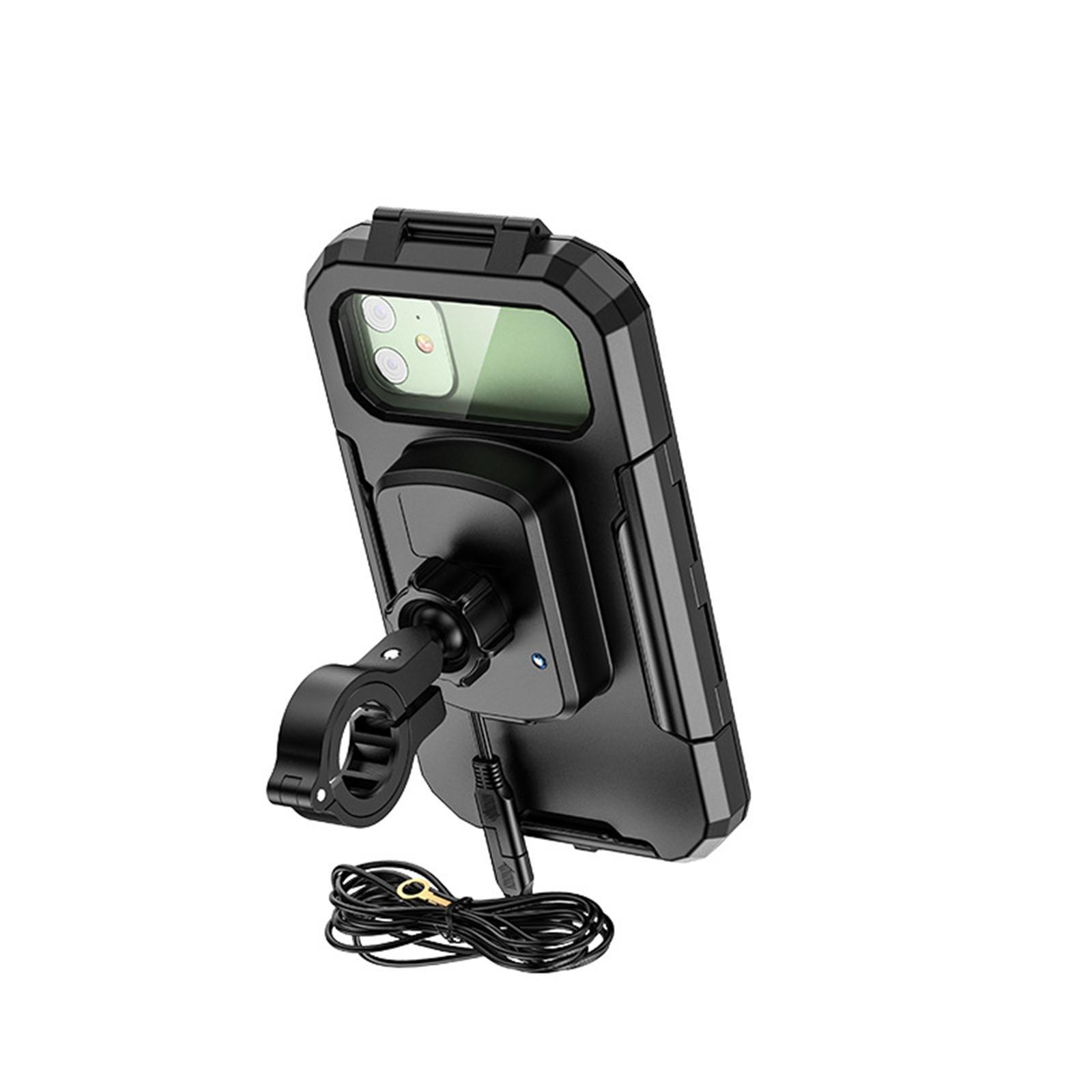 Handlebar Phone Holder Wireless Charger Fit for Road Bike Accessories