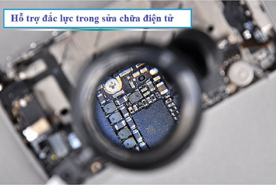 Kính đeo mắt có đèn LED trợ sáng, chuyên dụng sửa chữa, soi mẫu V3