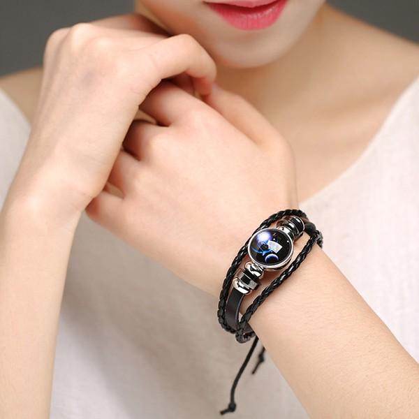 VÒNG TAY 12 CUNG HOÀNG ĐẠO DÂY RÚT VT03