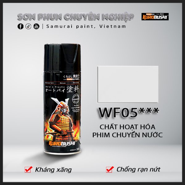 Sơn Samurai Kurobushi - Màu trong WF05 (400ml)