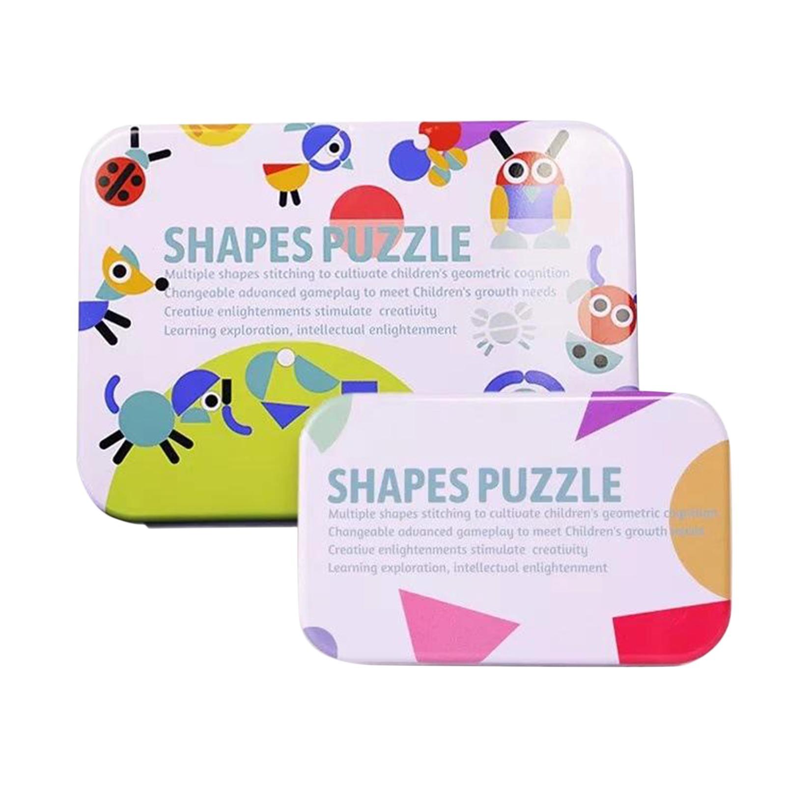 Tangram Pattern Blocks Puzzle Educational Jigsaw Toy