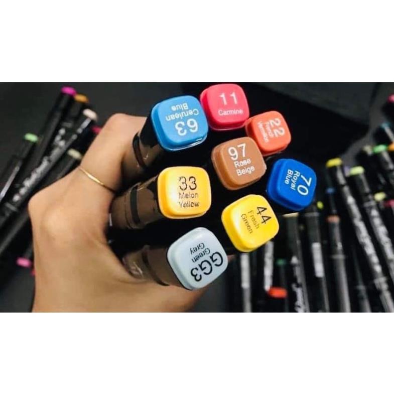 Bộ Bút Dạ 48 Chi Tiết Cho Bé tập Tô Bút màu Touch Mark Cool Coco Pison Marker