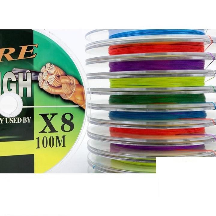 Dù câu cá PE Lure X8 - 7 màu mềm mịn cao cấp (Siêu Rẻ