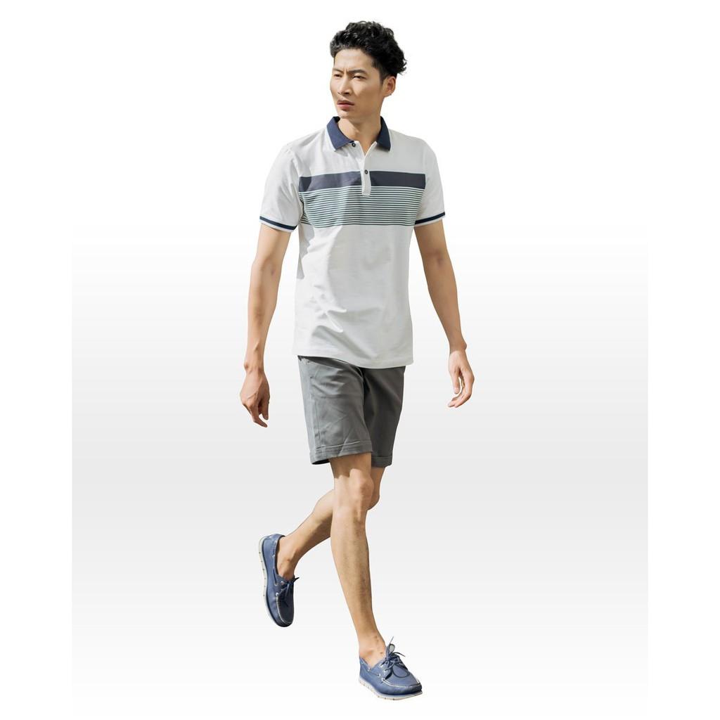 Áo Thun Nam Cotton Có Cổ Sọc TC387 F2