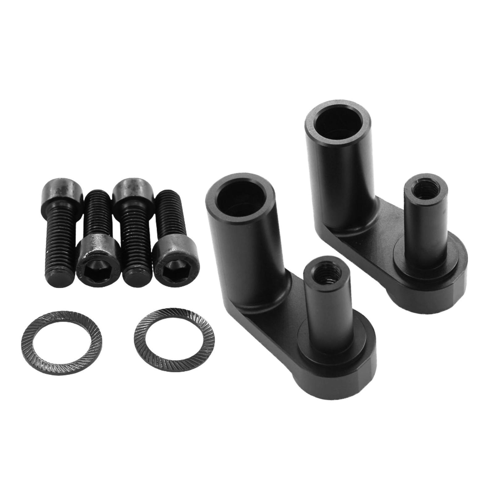 Motorcycle Aluminum Adjustable Handlebar Riser Kit for R1200RT Black